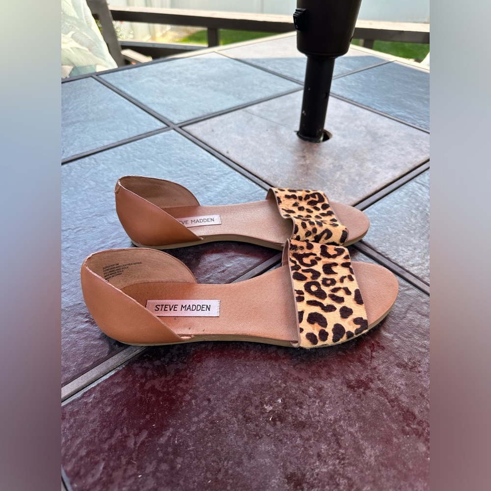 Leopard Steve Madden Flats